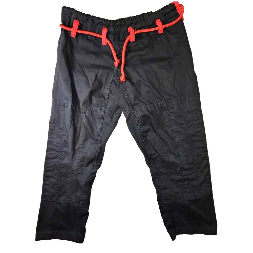 Elite Sports Martial Art Pants A1 34x26 Black Red Technical Fight Gear
